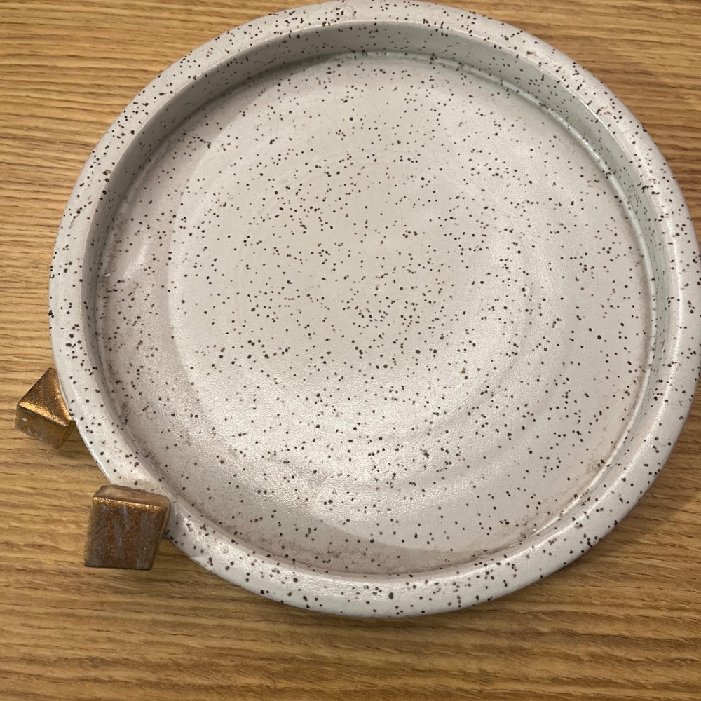 Kelly Wearstler x Ben Medansky Pyrite Ceramic Plate / Dish, Signed and Dated